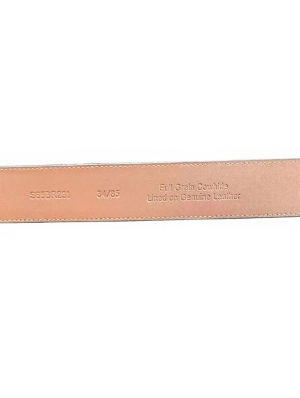 Roundtree & Yourke Brown Leather Belt with Silver Buckle